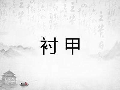 衬甲