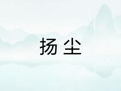 扬尘
