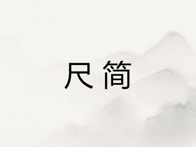 尺简