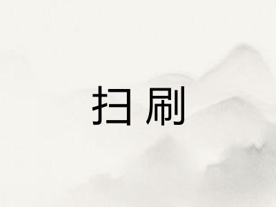 扫刷
