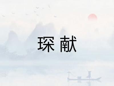 琛献
