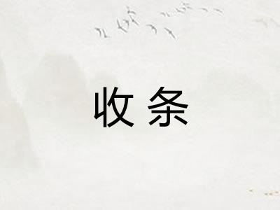 收条