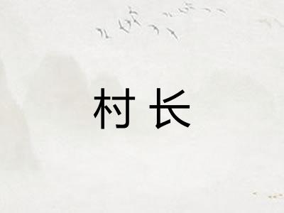 村长