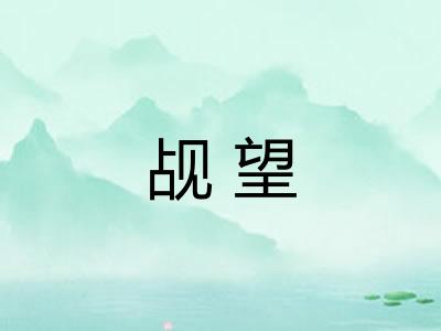 觇望