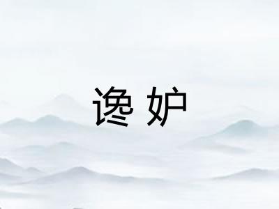 谗妒