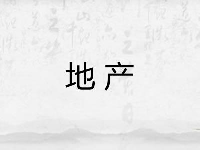 地产