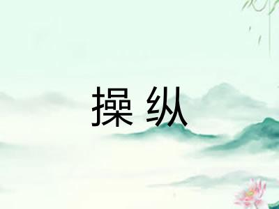 操纵