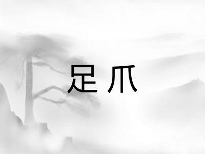 足爪