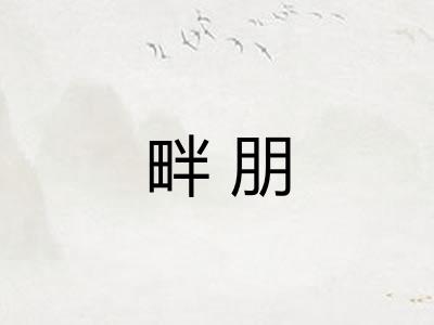 畔朋