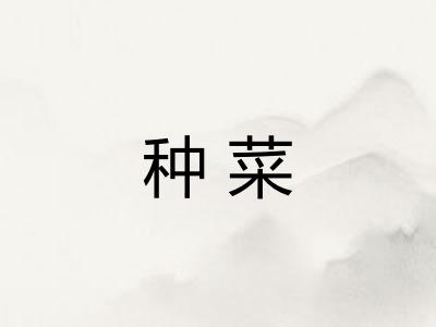 种菜