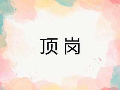 顶岗