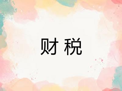 财税