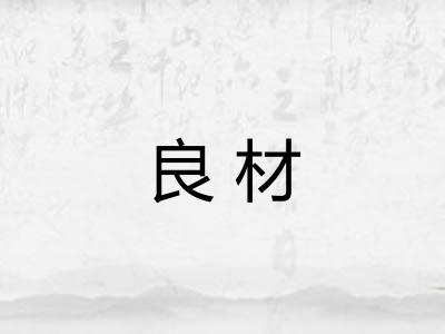良材