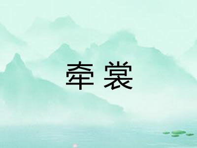 牵裳