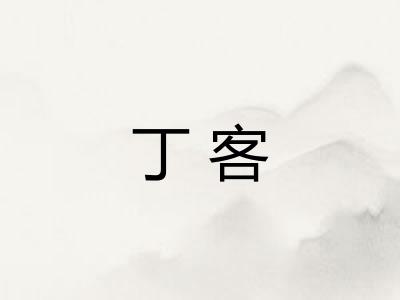 丁客