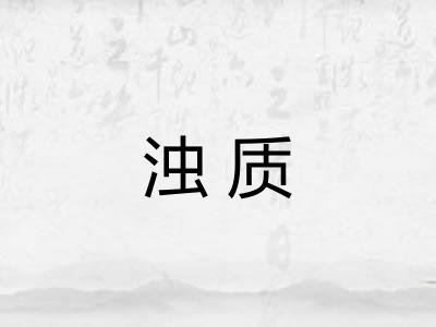 浊质