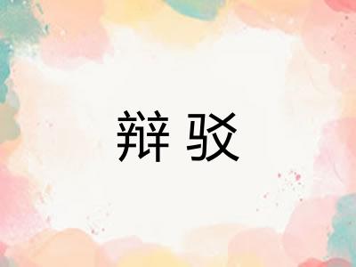 辩驳