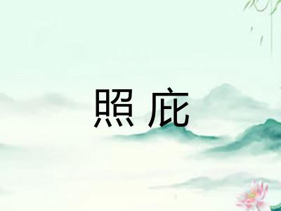 照庇
