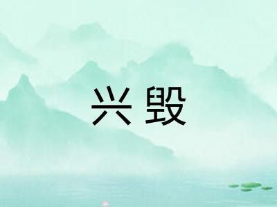 兴毁