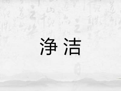 浄洁