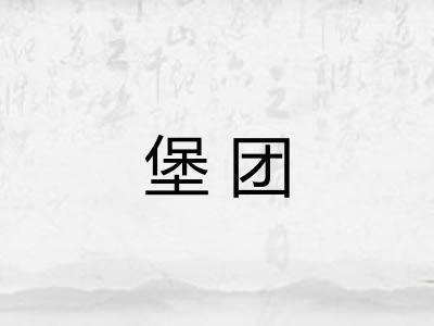 堡团
