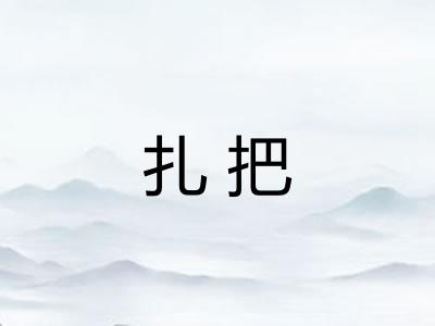 扎把