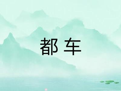 都车 都车