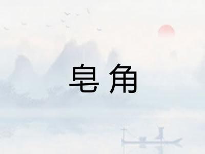 皂角