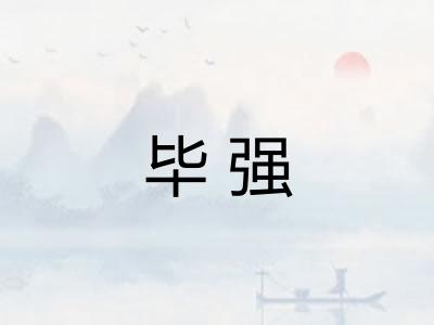 毕强