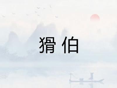 猾伯