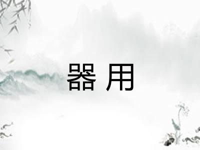 器用