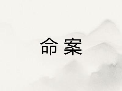 命案