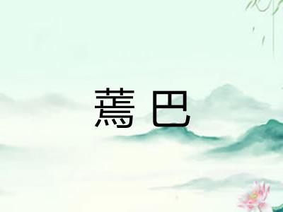 蔫巴