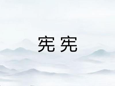 宪宪