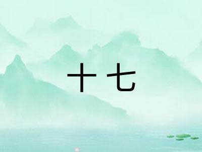 十七