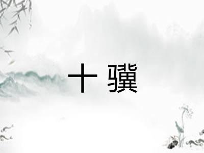 十骥