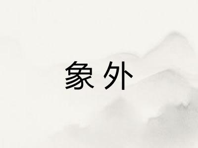 象外