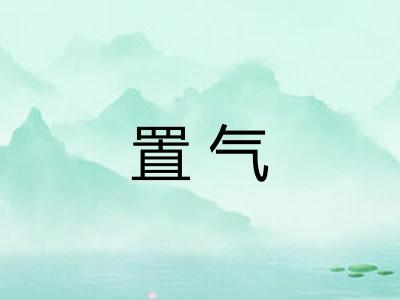 置气