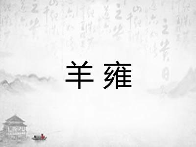 羊雍