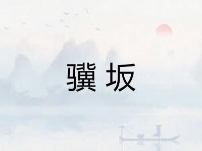 骥坂