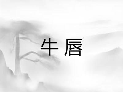 牛唇