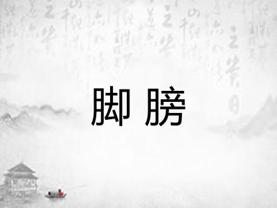 脚膀