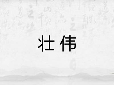 壮伟