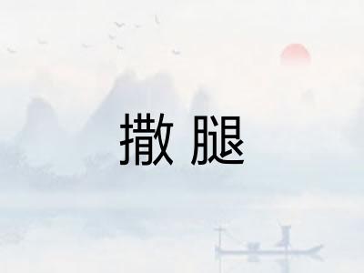撒腿