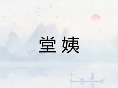 堂姨