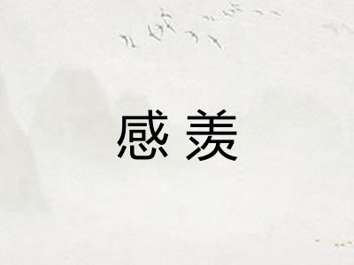 感羡