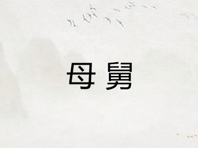 母舅
