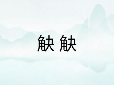 觖觖