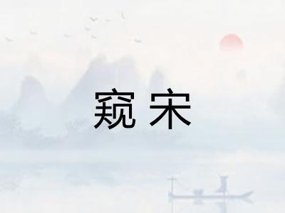 窥宋