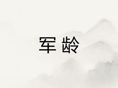 军龄